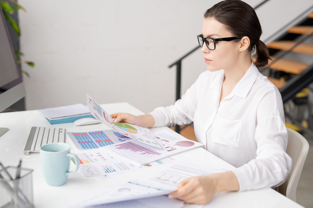 Female accountant